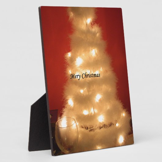 Hakuna Matata Prettig Kerstmis wit Fotoplaat (Zijkant)