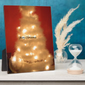 Hakuna Matata Prettig Kerstmis wit Fotoplaat (Zijkant)