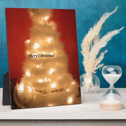 Hakuna Matata Prettig Kerstmis wit Fotoplaat (Zijkant)