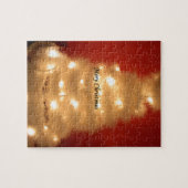 Hakuna Matata Prettig Kerstmis wit Legpuzzel (Horizontaal)
