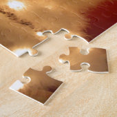 Hakuna Matata Prettig Kerstmis wit Legpuzzel (Zijkant)