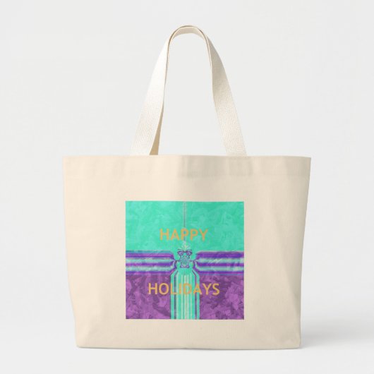 Hakuna Matata Prettige feestdagen Grote Tote Bag (Voorkant)