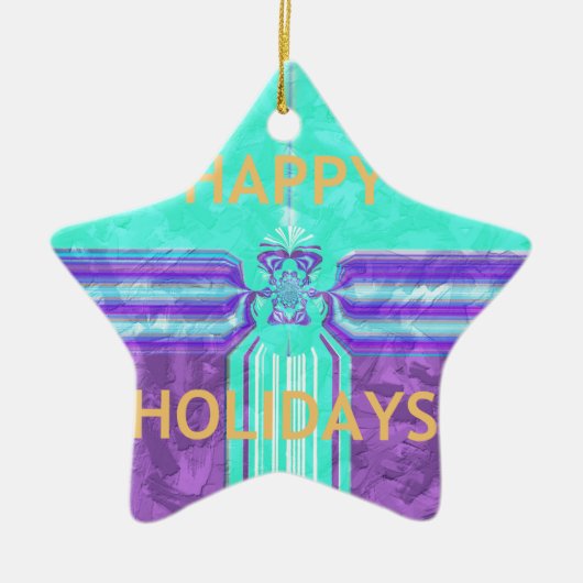 Hakuna Matata Prettige feestdagen Keramisch Ornament (Voorkant)