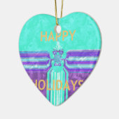 Hakuna Matata Prettige feestdagen Keramisch Ornament (Links)