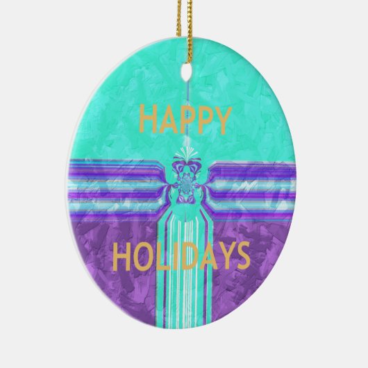 Hakuna Matata Prettige feestdagen Keramisch Ornament (Rechts)