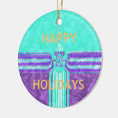 Hakuna Matata Prettige feestdagen Keramisch Ornament (Links)