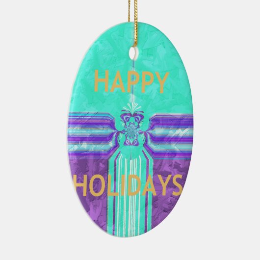 Hakuna Matata Prettige feestdagen Keramisch Ornament (Rechts)