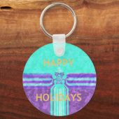 Hakuna Matata Prettige feestdagen Sleutelhanger (Voorkant)