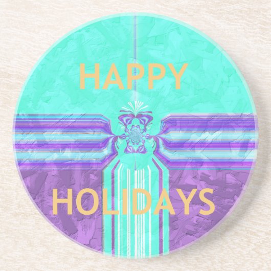 Hakuna Matata Prettige feestdagen Zandsteen Onderzetter (Voorkant)