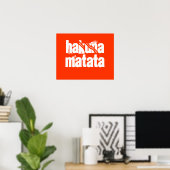 Hakuna Matata Print (Thuiskantoor)