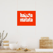 Hakuna Matata Print (Keuken)