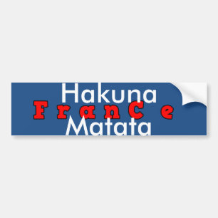 HAKUNA MATATA - Product aanpassen Bumpersticker