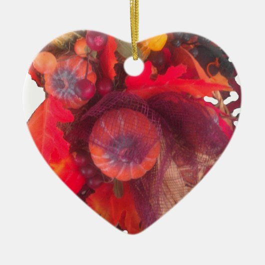 Hakuna Matata Pumkin special Gift Fruit Basket.png Keramisch Ornament (Voorkant)