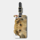 "Hakuna Matata Pup" - Zorgenvrije Puppy Liefde Bagagelabel (Voorkant verticaal)