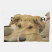 "Hakuna Matata Pup" - Zorgenvrije Puppy Liefde Theedoek (Horizontaal)