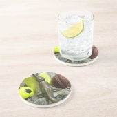 Hakuna Matata Rabbit Chilling back.png Zandsteen Onderzetter (Zijkant)