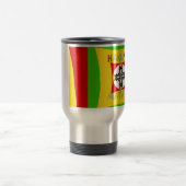 Hakuna Matata Rasta Color Red Golden Green Reisbeker (Center)