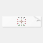 HAKUNA MATATA RED GREEN BUMPERSTICKER (Voorkant)