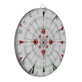 HAKUNA MATATA RED GREEN DARTBORD (Voorkant Links)