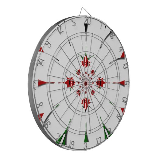 HAKUNA MATATA RED GREEN DARTBORD (Voorkant Links)