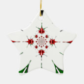 HAKUNA MATATA RED GREEN KERAMISCH ORNAMENT (Voorkant)