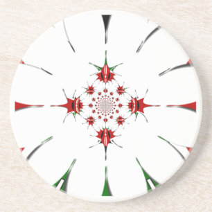 HAKUNA MATATA RED GREEN ZANDSTEEN ONDERZETTER