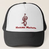 Hakuna Matata ~ Red Trucker Pet (Voorkant)