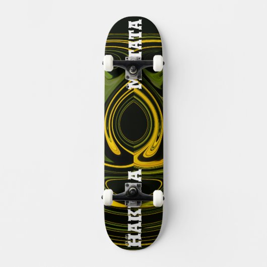 Hakuna Matata Retro Boys & Girls Custom Skateboard (Voorkant)