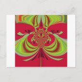 Hakuna Matata rood geel ontwerp Briefkaart (Voorkant)