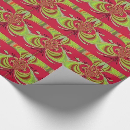 Hakuna Matata rood geel ontwerp Cadeaupapier (Hoek)