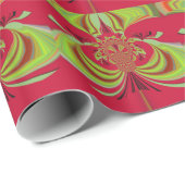 Hakuna Matata rood geel ontwerp Cadeaupapier (Rol Hoek)