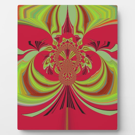 Hakuna Matata rood geel ontwerp Fotoplaat (Voorkant)