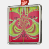 Hakuna Matata rood geel ontwerp Metalen Ornament (Links)