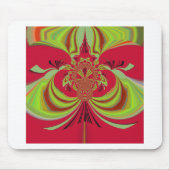 Hakuna Matata rood geel ontwerp Muismat (Voorkant)