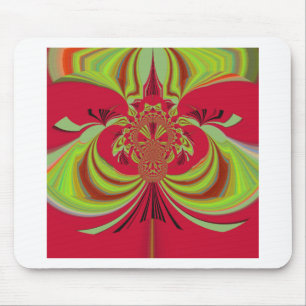 Hakuna Matata rood geel ontwerp Muismat