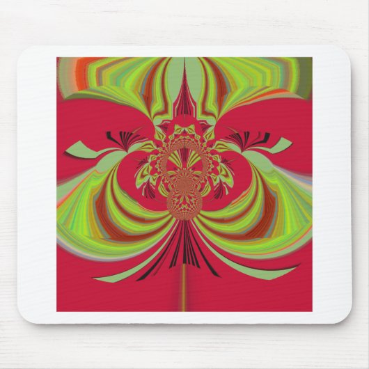 Hakuna Matata rood geel ontwerp Muismat (Voorkant)