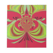 Hakuna Matata rood geel ontwerp Notitieblok (Voorkant)