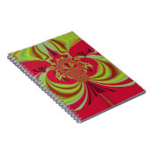 Hakuna Matata rood geel ontwerp Notitieboek (Rechterzijde)