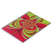 Hakuna Matata rood geel ontwerp Notitieboek (Linkerzijde)