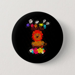 Hakuna Matata schattig baby leeuwenkoning Ronde Button 5,7 Cm