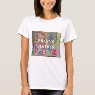 Hakuna Matata schattig kunstwerk.png T-shirt