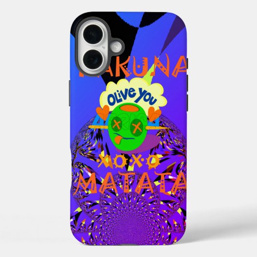 Hakuna Matata schattig leuk en lief grappig gelief Case-Mate iPhone Case (Achterkant)