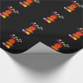 Hakuna Matata, schattig ontwerp van de baby leeuw Cadeaupapier (Hoek)