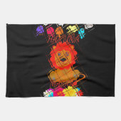 Hakuna Matata, schattig ontwerp van de baby leeuw Theedoek (Horizontaal)