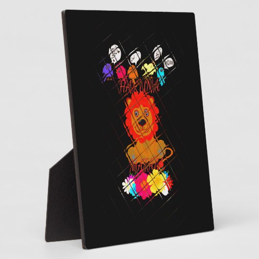 Hakuna Matata schattige baby Fotoplaat (Zijkant)