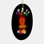 Hakuna Matata schattige baby Keramisch Ornament (Rechts)