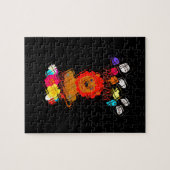 Hakuna Matata schattige baby Legpuzzel (Horizontaal)