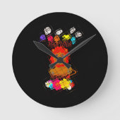 Hakuna Matata schattige baby Ronde Klok (Voorkant)