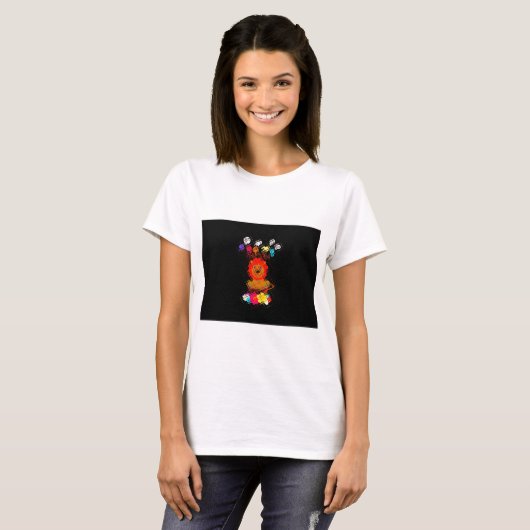 Hakuna Matata schattige baby T-shirt (Voorkant volledig)
