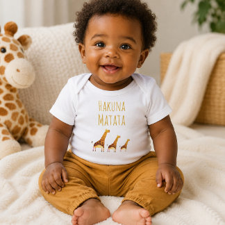 Hakuna Matata Schattige Giraffen Romper